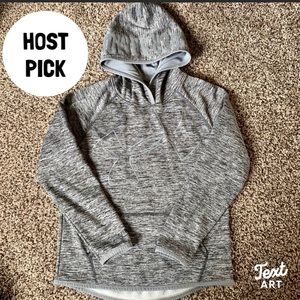 HP 🎉 Under Armour Storm Jumbo Logo Hoodie Grey YM